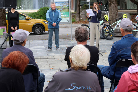 TEDEN MOBILNOSTI ZAKLJUČNA PRIREDITEV PRED KD 33 FOTO LJUBO VUKELIČ